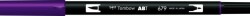 Tombow Dual Brush Pen Grafik Çizim Kalemi 679 Dark Plum - 1