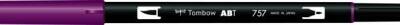 Tombow Dual Brush Pen Grafik Çizim Kalemi 757 Port Red - 1