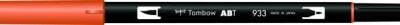 Tombow Dual Brush Pen Grafik Çizim Kalemi 933 Orange - 1