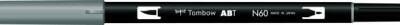 Tombow Dual Brush Pen Grafik Çizim Kalemi N60 Cool Gray 6 - 1
