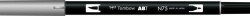 Tombow Dual Brush Pen Grafik Çizim Kalemi N75 Cool Gray 3 - 1