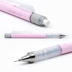 Tombow MONO Graph Mekanik Kurşun Kalem 0.5 mm PASTEL SAKURA PEMBE - 1