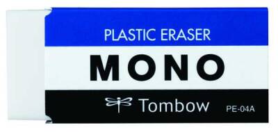 Tombow Mono Plastik Silgi Beyaz Büyük Boy - 1