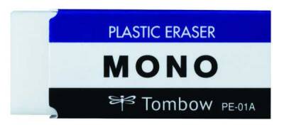 Tombow Mono Plastik Silgi Beyaz Küçük Boy - 1
