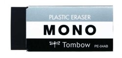 Tombow Mono Plastik Silgi Siyah Büyük Boy - 1