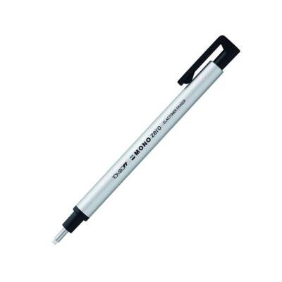 Tombow Mono Zero 2.3 mm Yuvarlak Uçlu Kalem Silgi Gümüş - 1