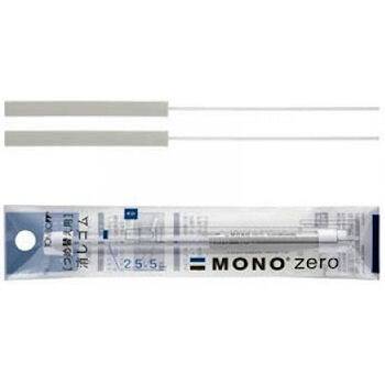Tombow Mono Zero 2.5 x 5 mm Yassı Uçlu Kalem Silgi Yedeği 2'li Paket - 1