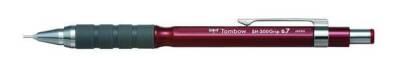 Tombow SH-300 Grip Mekanik Kurşun Kalem 0.7 mm BORDO - 1