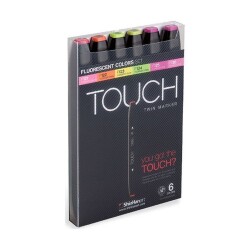 Touch Twin Marker 6 Renk Set FLORASAN RENKLER - 1