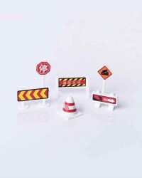 Trafik ve Yol Yapım İşaretleri 1/50 9 Adet - Eshel