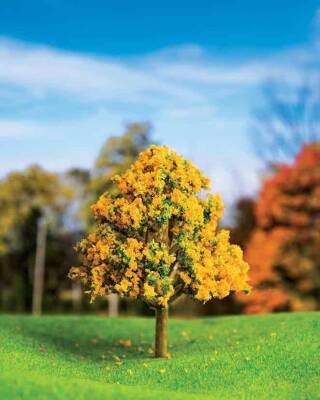 Turuncu Renkli Ağaç 9 cm 2 Adet - 1