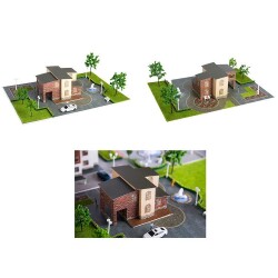 Üç Boyutlu Tuğla Villa Puzzle Ekonomik Paket 1/100 - Eshel