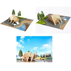 Üç Boyutlu Yazlık Villa Puzzle 1/100 - Eshel