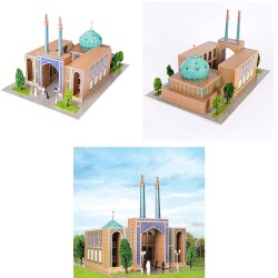 Üç Boyutlu Yerli Cami Puzzle 1/75 - Eshel