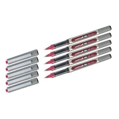 Uni-ball Eye Fine 0.7 Roller Kalem 5'li Set Bordo - 1