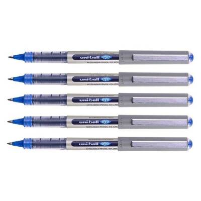 Uni-ball Eye Fine 0.7 Roller Kalem 5'li Set Mavi - 1