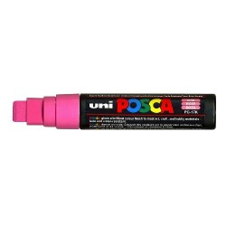 Uni Posca PC-17K Boyama Markörü 15 mm Kesik Uç PEMBE - 1