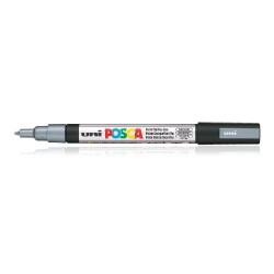 Uni Posca PC-3M Boyama Markörü 0.9-1.3 mm METALİK GÜMÜŞ - 1