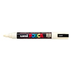 Uni Posca PC-5M Boyama Markörü 1.8-2.5 mm FİLDİŞİ - 1