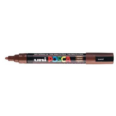 Uni Posca PC-5M Boyama Markörü 1.8-2.5 mm KAHVERENGİ - 1