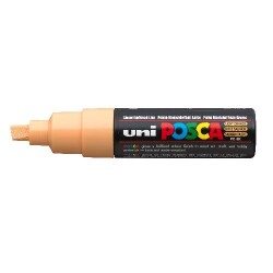 Uni Posca PC-8K Boyama Markörü 8 mm Kesik Uç AÇIK TURUNCU - 1