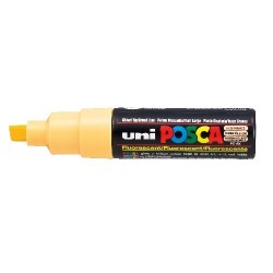 Uni Posca PC-8K Boyama Markörü 8 mm Kesik Uç FLORESAN AÇIK TURUNCU - 1