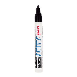 Uni PX-20 Paint Marker 2.2-2.8mm Yuvarlak Uç Boyama Markörü Siyah - 1