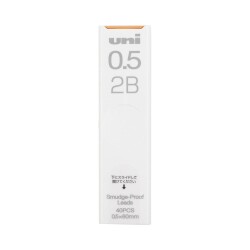 Uni Smudge Proof Versatil Kalem Ucu 0.5 mm 2B 40'lı Tüp - 1