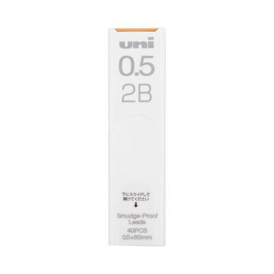 Uni Smudge Proof Versatil Kalem Ucu 0.5 mm 2B 40'lı Tüp - 1