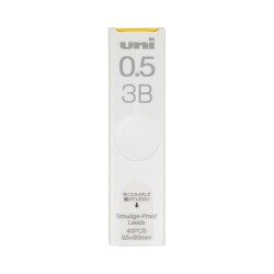 Uni Smudge Proof Versatil Kalem Ucu 0.5 mm 3B 40'lı Tüp - 1