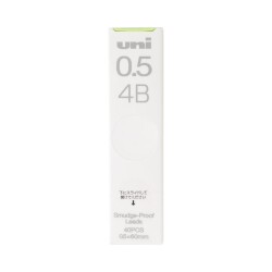 Uni Smudge Proof Versatil Kalem Ucu 0.5 mm 4B 40'lı Tüp - 1