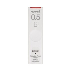 Uni Smudge Proof Versatil Kalem Ucu 0.5 mm B 40'lı Tüp - 1