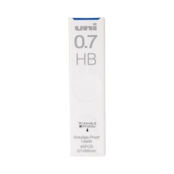 Uni Smudge Proof Versatil Kalem Ucu 0.7 mm HB 40'lı Tüp - 1