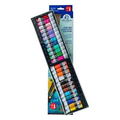 Van Dyck Atelier Akrilik Boya 24 Renk x 12 ml Set - 1