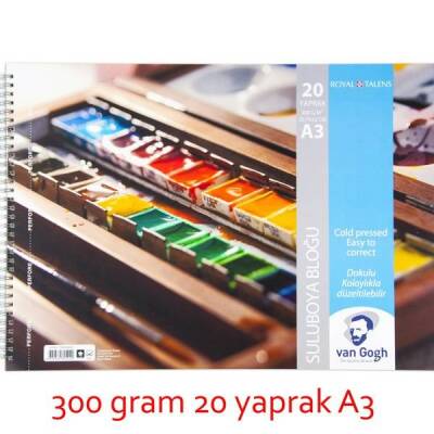 Van Gogh Suluboya Bloğu 300 gr 20 yp A3 - 1