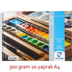 Van Gogh Suluboya Bloğu 300 gr 20 yp A4 - 1