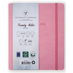 Victoria's Journals Canvas Gizli Spiralli Defter Pembe 17x24 cm 90 gr 96 yp Noktalı - 1