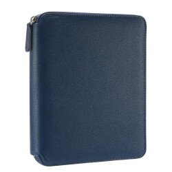 Victoria's Journals Panama Zipper Folder Organizer - Defter Lacivert A5 120 gr 80 yp Noktalı - 1