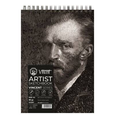Vincent Artist Sketchbook Ivory 90 gr A4 50 Sayfa - 1
