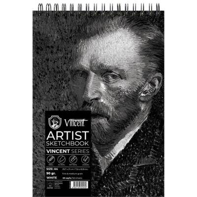 Vincent Artist Sketchbook White 90 gr A4 50 Sayfa - 1