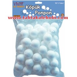 Vincent Foam Ball - Köpük Top 3 cm. 50 Adet - 1