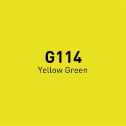 Vincent Graph Master Design Marker G114 Yellow Green - 3