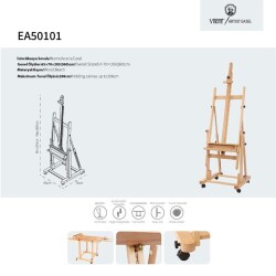 Vincent Stüdyo Şövale Acacia / Akasya EA50101 - 2
