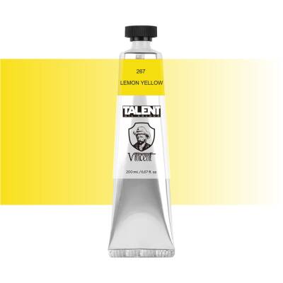 Vincent Talent Yağlı Boya 200 ml 267 LEMON YELLOW - 1