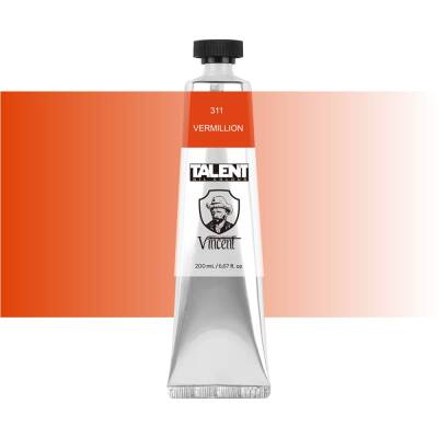 Vincent Talent Yağlı Boya 200 ml 311 VERMILLION - 1
