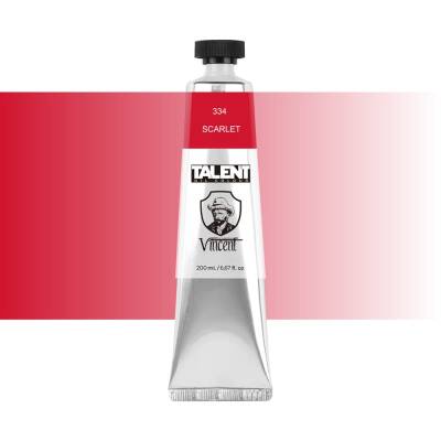 Vincent Talent Yağlı Boya 200 ml 334 SCARLET - 1