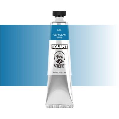 Vincent Talent Yağlı Boya 200 ml 535 CERULEAN BLUE - 1
