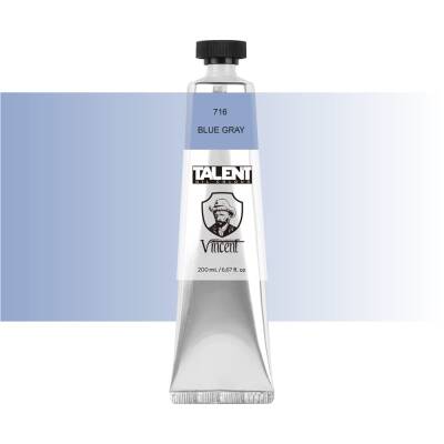 Vincent Talent Yağlı Boya 200 ml 716 BLUE GRAY - 1
