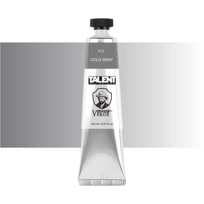 Vincent Talent Yağlı Boya 200 ml 717 COLD GRAY - 1