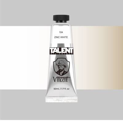 Vincent Talent Yağlı Boya 50 ml 104 ZINC WHITE - 1